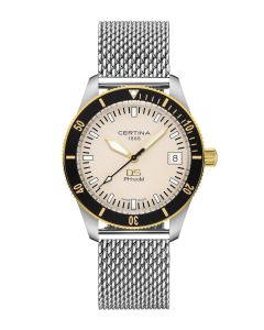 Certina DS PH100M Gent ⌀40,5mm beige edestä