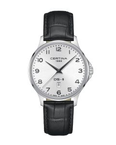 Certina DS-8 Gent 40mm hopea edestä