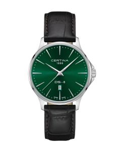 Certina DS-8 Gent 40mm vihreä edestä