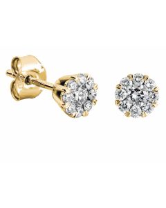 Kohinoor Dahlia timanttikorvakorut 14K 143-232K-44