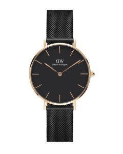 Daniel Wellington Petite Ashfield rose Black 32mm DW00100201