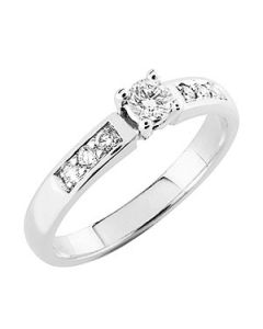 Sandberg Aamukaste Timanttisormus  V-236-7W