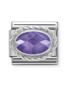 Nomination Classic Teräspala 330604/001 composable teräspalat violetti zirkonia