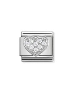 Nomination Silvershine sydän 330304/01