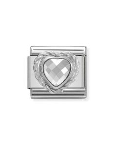 Nomination Silvershine sydän zk 330603/010