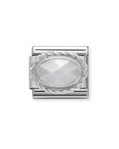 Nomination Silvershine valkoinen jade 330503/25