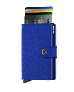 SECRID Miniwallet Crisple Blue-Black 
