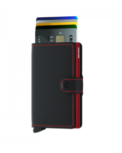 SECRID Miniwallet Matte Black-Red