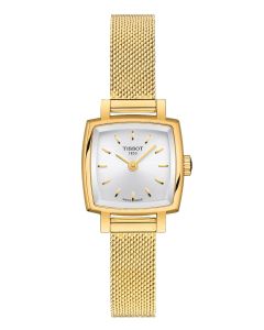 Tissot Lovely Square 20x20mm T0581093303100 hopea taulu keltakulta