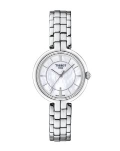 Tissot Flamingo 30mm vaalea helmiäinen edestä