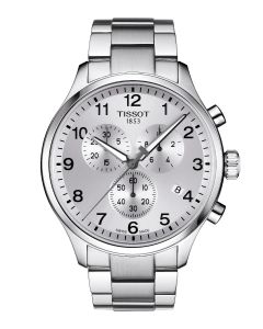 Tissot Chrono XL Classic 45mm T1166171103700 hopea edestä