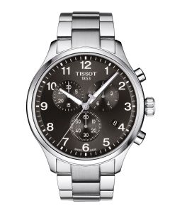 Tissot Chrono XL Classic 45mm musta edestä