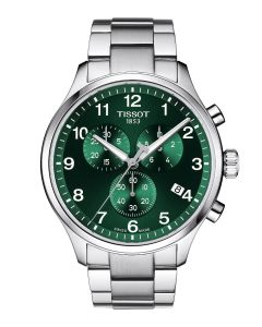 Tissot Chrono XL Classic 45mm vihreä edestä