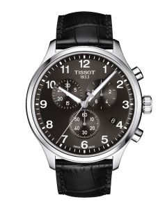 Tissot Chrono XL Classic 45mm musta edestä