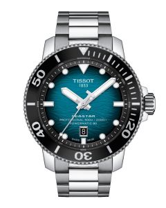Tissot Seastar 2000 Professional 46mm liukuvärjätty sini-musta edestä