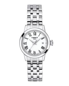 Tissot Classic Dream Lady 28mm valkoinen edestä
