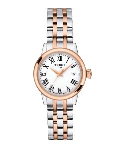 Tissot Classic Dream Lady 28mm valkoinen edestä