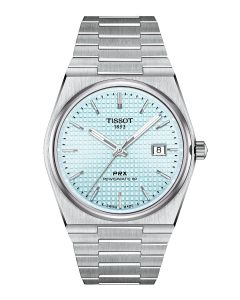 Tissot PRX Powermatic 80 40mm jäänsininen edestä