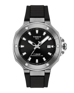 Tissot T-Race Powermatic 80 41mm musta edestä