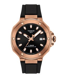 Tissot T-Race Powermatic 80 41mm musta edestä
