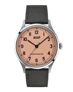 Tissot Heritage 1938 Automatic COSC 39mm vaaleanpun edestä