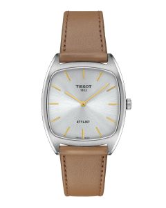 Tissot Stylist 32x32mm T1599091603100 hopea edestä