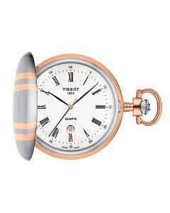 Tissot Savonnette 48,5mm valkoinen edestä