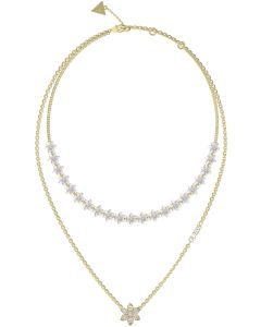 GUESS White Lotus Kaulakoru JUBN04130JWYGWHT-U