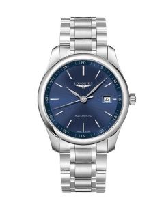Longines Master Collection 40mm -sininen edestä