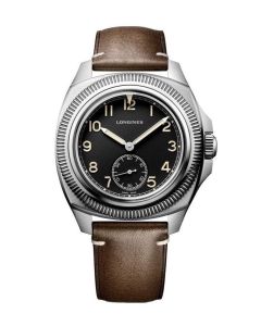 Longines Pilot Majetek 43mm -musta edestä
