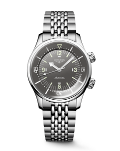 Longines Legend Diver 39mm harmaa edestä