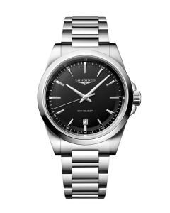 Longines Conquest 41mm L38604526 musta kellotaulu
