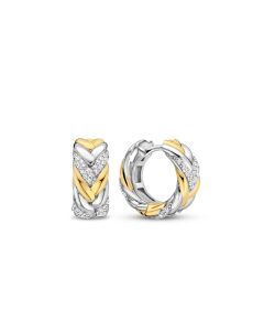 T Sento Milano korvakorut hopeaa ja kullattua hopeaa 7884ZY