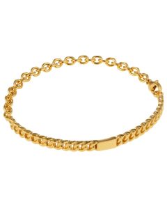 Lumoava Leon rannekoru LP63265100180 180mm-keltakullattu-pronssi
