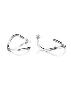 Lumoava Aaria korvakoru rengas Hopeaa L54240900000