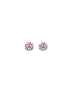 Lumoava Daisy korvakorut hopeaa pinkki zirkonia L54228150000