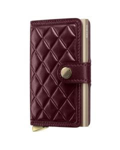 Secrid Premium Miniwallet Emboss Diamond Bordeaux MEd-Bordeaux+