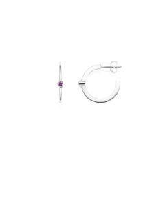 Efva Attling Micro Blink Pink Hoops 12-100-01896/0000