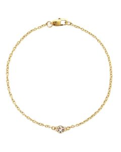 Mockberg Thin Diamond Rannekoru MO562 kullanvärinen teräs zirkonia