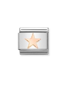 Nomination Teräspala 9K Rose Gold Star 430104/42
