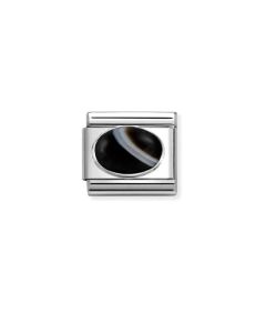 Nomination Teräspala Banded Onyx 330510/47