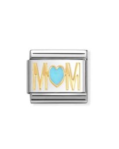 Nomination MOM Blue Heart Teräspala 030272/83