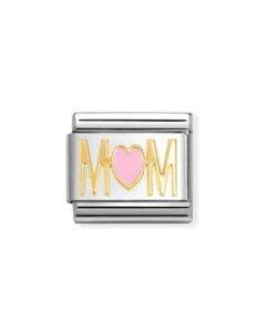 Nomination MOM Pink Heart Teräspala 030272/84