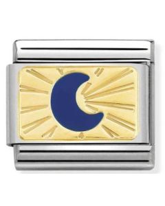 Nomination Classic gold Cosmo Moon Blue 030284-43