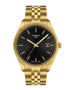 Tissot Ballade 40mm T1564103305100 musta taulu keltakulta edestä