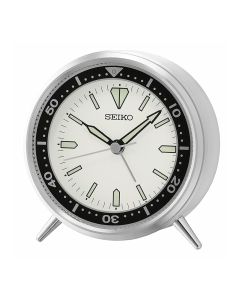 Seiko Herätyskello QXE065S hopea-valkoinen-alumiini-11cm