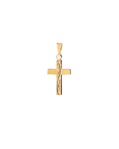 Lumoava kultainen 14K risti SA700200000
