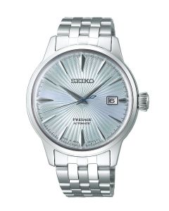 Seiko Presage Automatic Cocktail -vaaleansininen edestä