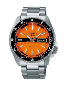 Seiko 5 Sports SKX Special Edition oranssi-musta edestä