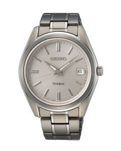 Seiko Conceptual Series Quartz Titanium 40,2mm SUR369P1 edestä